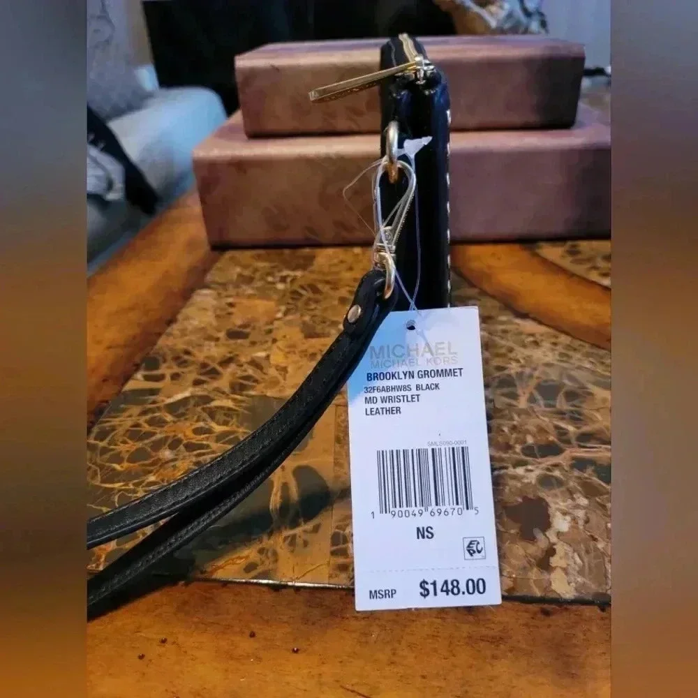 Michael Kors Black Studded Men's Bag - Picture 3 of 7